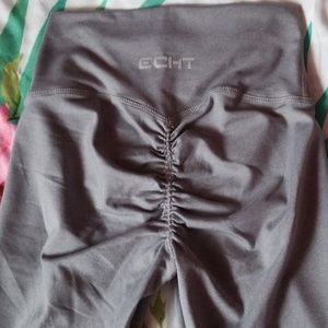 Gray booty scrunch leggings